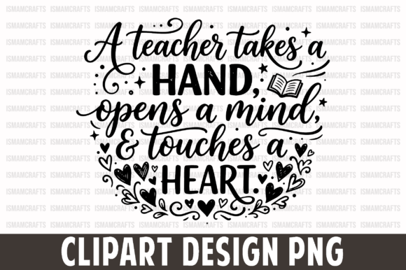 A Teacher Takes a Hand Clipart PNG: A Practical Asset for Creative Workflows