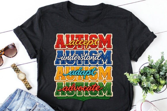 Accept Autism Awareness Faux Yarn Png: A Guide to High-Quality Sublimation Designs