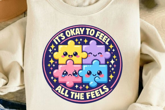 Cute Puzzle Mental Health Awareness Png: A Practical Asset for Print-on-Demand Creators