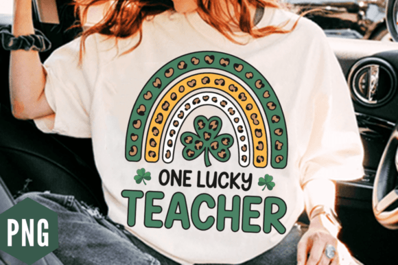 Elevating Educational Branding with the One Lucky Teacher St. Patrick’s Day PNG