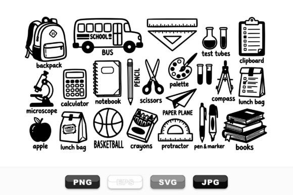 Hand Drawn School Supplies SVG: A Practical Guide for Creators