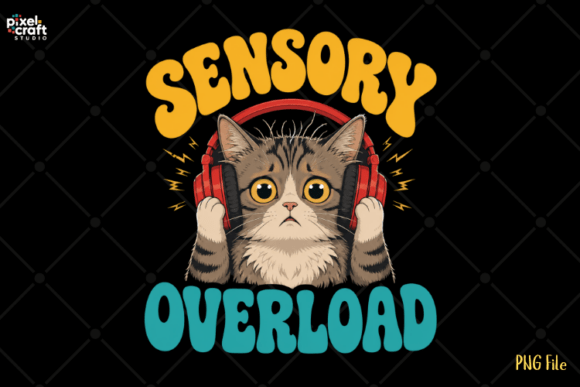 Sensory Overload Cute Cat Headphones PNG: A Design Evaluation