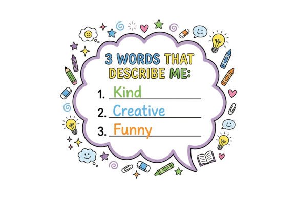 Unlocking Student Potential: The Power of the 3 Words That Describe Me Worksheet